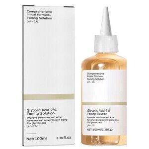 Glycolic Acid 7% Toning Resurfacing Solution PH 3.6 100ml 3.38 Oz New Sealed